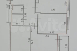 продается 3-комнатная квартира